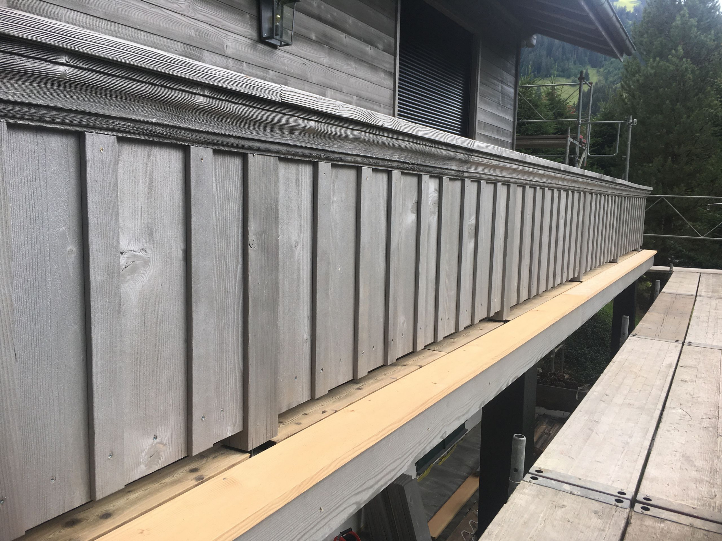Balkon Holz